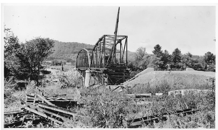 Ongoing restoration of the East Thetford - Lyme Bridge; a year in photos