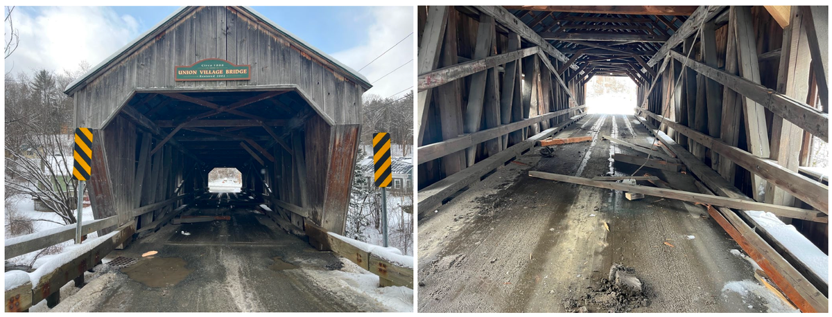 Covered bridges - at what price?