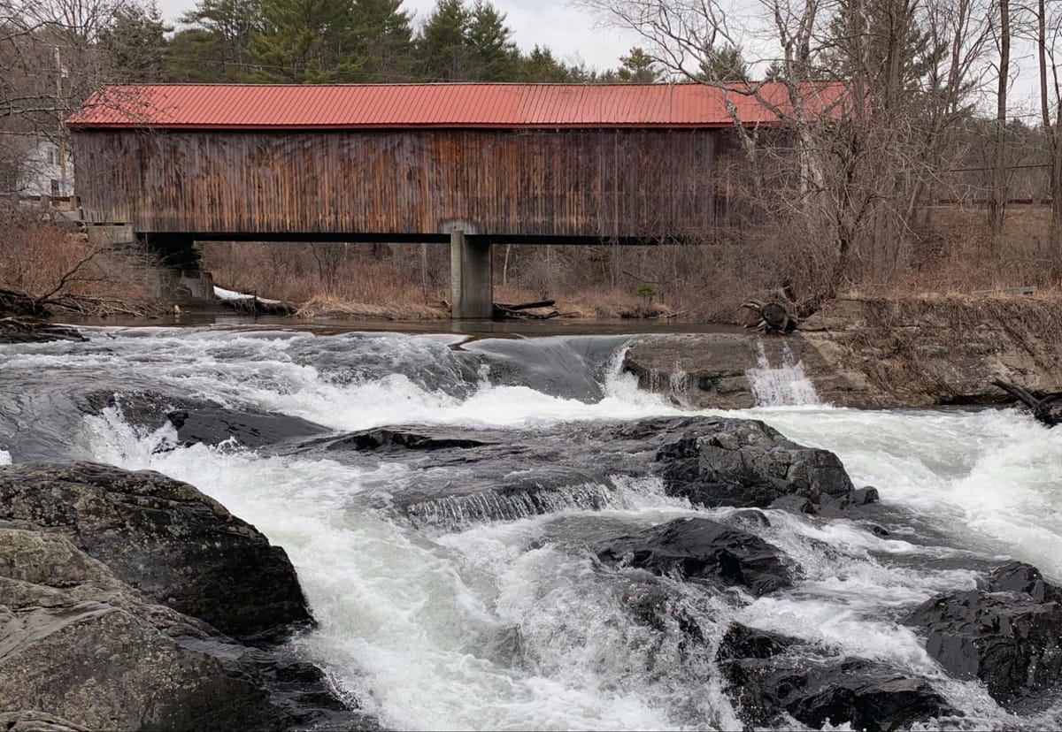 Thetford Center's "ingenious and ambitious" Sayre Bridge